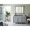James Martin Vanities Brittany 60in Single Vanity, Urban Gray w/ 3 CM Carrara Marble Top 650-V60S-UGR-3CAR - alternate 4